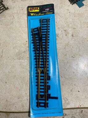 Atlas HO #4 Left Custom-Line Brass Turnout #121 (Formerly 4LC)